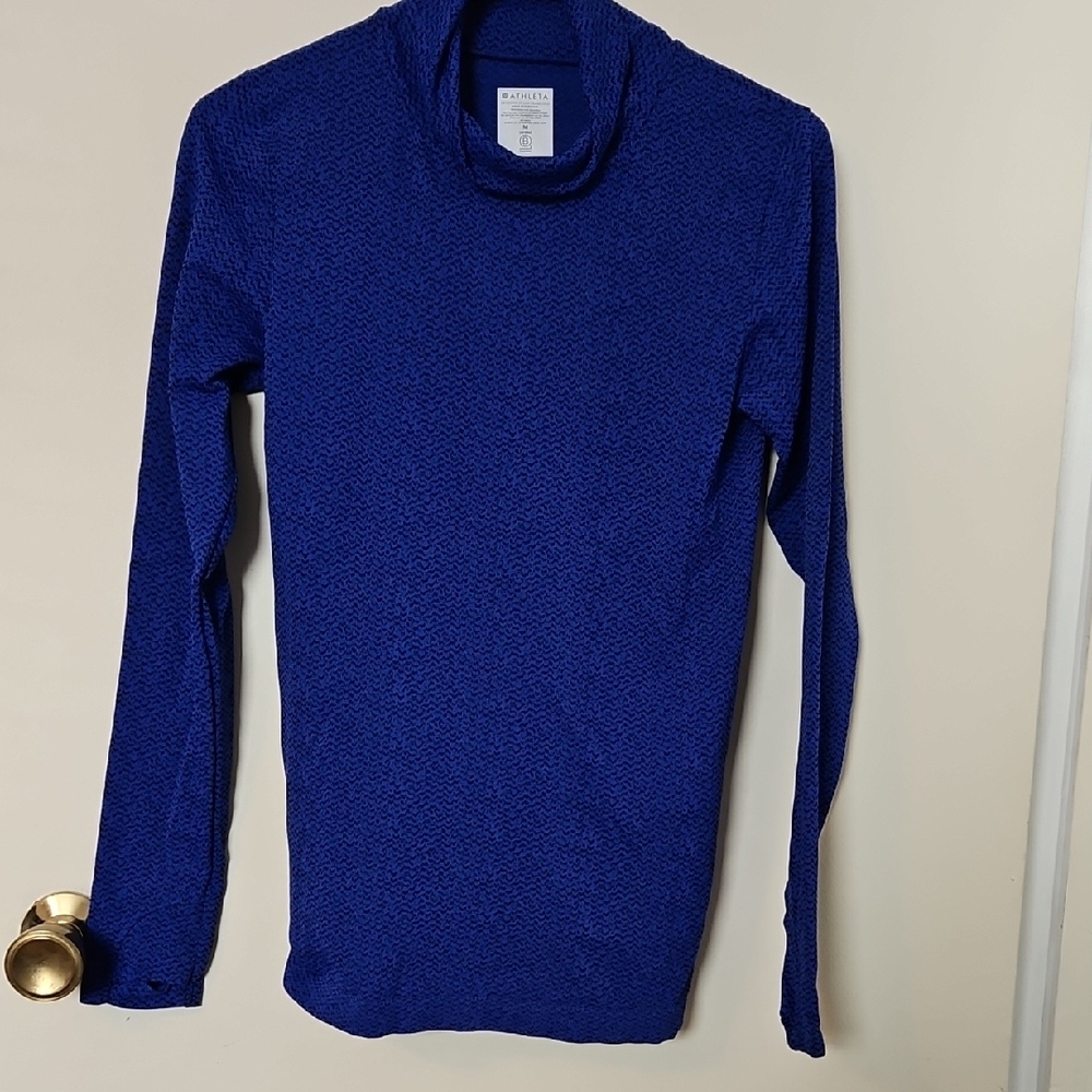 Atheta Blue Long Sleeve Top